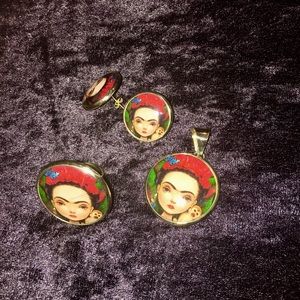 Frida Kahlo jewelry set
